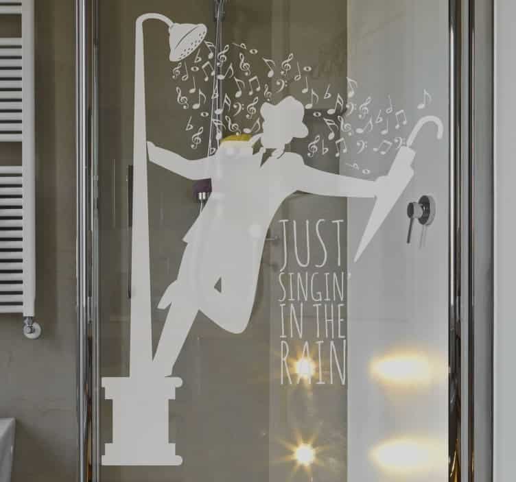 raamsticker badkamer