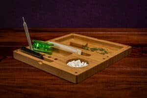 Rolling tray